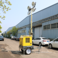 7m mobile vertical telescopic structure light tower